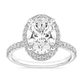 thumbnail image 4 of Lab Created Diamond 3.60 CT.T.W. Oval Cut Bridal Set, 4 of 8