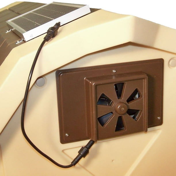 ASL Solutions Dog Palace Breeze Solar Fan
