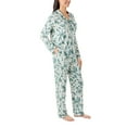 thumbnail image 2 of DreamMark Women's 2-Piece Notch Collar Pajama Set, 2 of 8