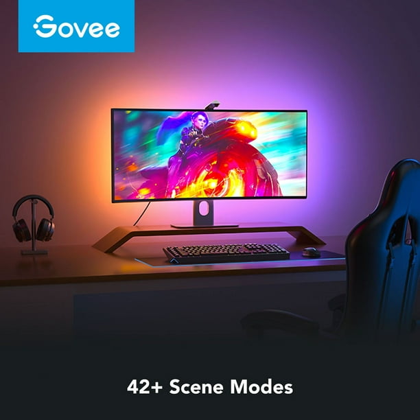 Govee RGBIC DreamView G1S Gaming Monitor Light, 24in. to 34in