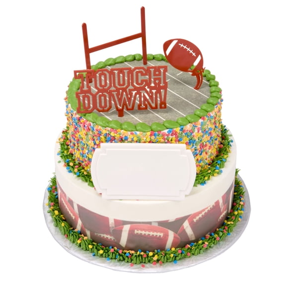 Football Two-Tier Cake