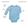thumbnail image 6 of Member's Mark Baby 4-Pack Organic Cotton Bodysuit, 6 of 8