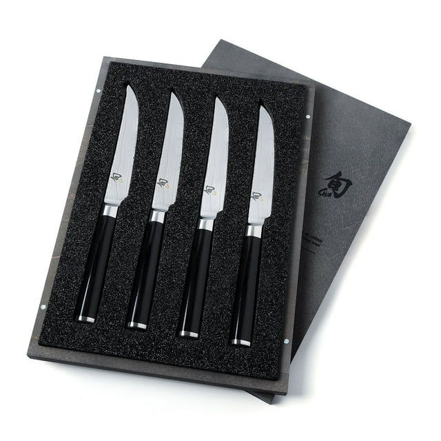 Shun & Kai Classic 4-Piece Steak Knife Set