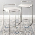 thumbnail image 1 of Fuji Contemporary Counter Stools, Assorted Colors (Set of 2), 1 of 8