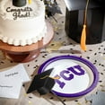 thumbnail image 4 of Texas Christian Horned Frogs NCAA Round Paper Plates, 10", 85 ct., 4 of 8