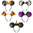 thumbnail image 4 of Disney Halloween Ears Deluxe Headband Set, 5 pcs., 4 of 9
