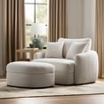 thumbnail image 1 of Member's Mark Oversized Cuddle Chair and Storage Ottoman, 1 of 13