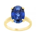 thumbnail image 3 of Solitaire Oval Gemstone Ring in 14K Gold, 3 of 6