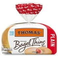thumbnail image 1 of Thomas Plain Bagel Thins 8 ct., 13 oz., 1 of 9