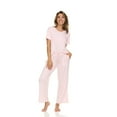 thumbnail image 3 of Flora Nikrooz 2-Piece Short Sleeve and Capri Pajama Set, 3 of 8