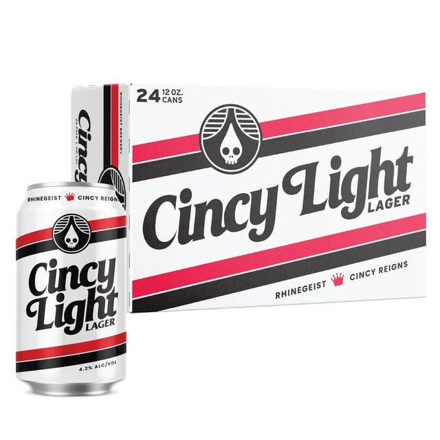 Rhinegeist Cincy Light Lager Beer, 12 fl. oz. can, 24 pk.