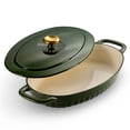 thumbnail image 2 of Tramontina 3-QT. Cast Iron Au Gratin with Lid, 2 of 8
