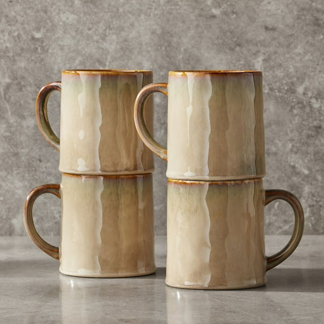 Member's Mark 4-Piece Artisan Stoneware Mug Set, Choose Color