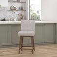 thumbnail image 1 of HH2 Home Parson Wood Adjustable Height Swivel Bar Stool, 1 of 20