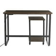 thumbnail image 5 of Member's Mark Dakota 2-Piece Writing Desk and C-Table Set, Dark Brown, 5 of 8