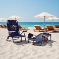 thumbnail image 2 of Logo Brands Liberty University Flames Reclining Beach Chair, 2 of 6