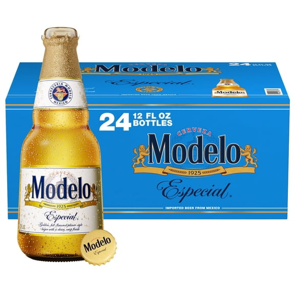 Modelo Especial Mexican Lager Beer, 12 fl. oz. bottle, 24 pk.