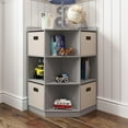 thumbnail image 2 of RiverRidge Kids Corner Playroom 6 Cubby Cabinet with 4 Folding Storage Bins, 2 of 7