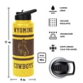 thumbnail image 4 of Logo Brands Wyoming Cowboys Tumbler Set, 4 of 5