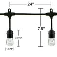 thumbnail image 7 of EcoScapes 36' LED Shatterproof Cafe String Lights, 18 Bulbs, 7 of 9