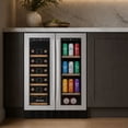 thumbnail image 2 of Frigidaire Gallery 24” Under Counter Beverage Fridge with Dual Zone Storage, 2 of 9