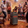 thumbnail image 11 of NEW! Monster Rock'n Roller X Pro 1100 W Bluetooth Speaker with 12 hours of battery life and IPX4 weather-resistant, 11 of 12