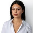 thumbnail image 8 of Criss Cross Diamond Cut Sparkle Chain Necklace in 14K Gold, 8 of 8