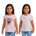 thumbnail image 1 of Levi's Toddler Girls 2-Pack Graphic Tee, 1 of 11