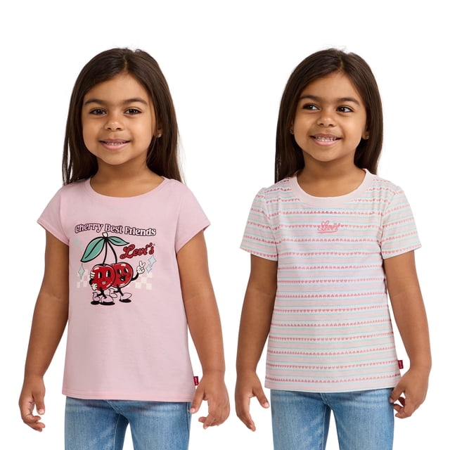 Levi's Toddler Girls 2-Pack Graphic Tee