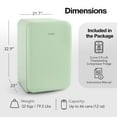 thumbnail image 5 of Cooluli Curve Mini Fridge 1.7 cu ft & 3.8 cu ft, 5 of 7