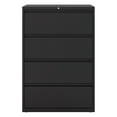 thumbnail image 3 of Hirsh 36" Wide 4 Drawer Metal Lateral File Cabinet for Home and Office, Choose Color, 3 of 16