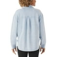 thumbnail image 2 of Member's Mark Women's Knit Denim Shirt, 2 of 6