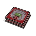 thumbnail image 1 of YouTheFan NCAA Football 3D Stadium View Coaster, 1 of 3
