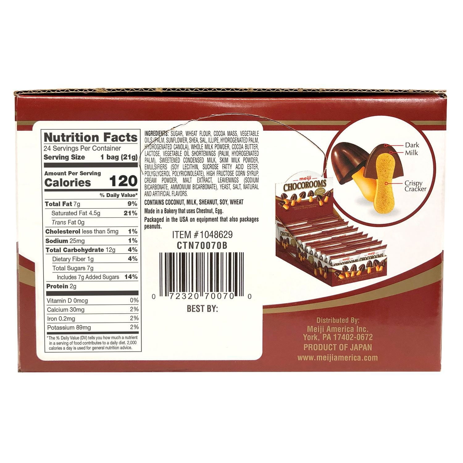 Meiji Chocorooms 0.75 oz., 24 pk. - Samsclub.com