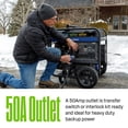 thumbnail image 3 of Westinghouse 18,000/14,500-Watt Tri-Fuel Gas, Propane, Natural Gas Powered Portable Generator with Remote Electric Start, 50A Outlet, 3 of 13