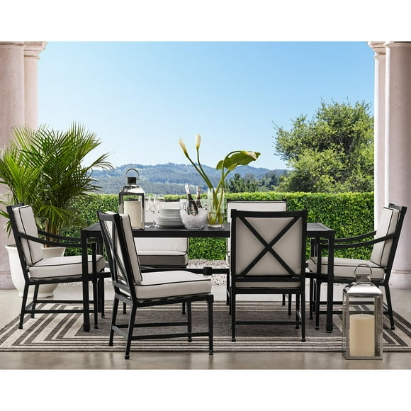Member's Mark Sheffield Dining Set with Sunbrella Fabric, 7pc