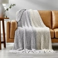 thumbnail interactive-video image 1 of Member's Mark Acrylic Block Knit Throw, 60" x 70", 1 of 5