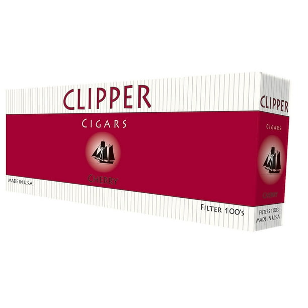 clipper tobacco Clipper Cigars Cherry 100's 200 ct