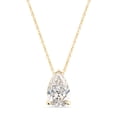 thumbnail image 1 of 2.00 CT.T.W. Lab Created Pear Cut Diamond Solitaire Pendant in 14K Gold, 1 of 5