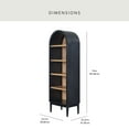thumbnail image 2 of Member's Mark Enzo Narrow Arch Bookcase with Shelves, 2 of 11