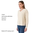 thumbnail image 4 of Seven7 Women's Waffle V-Neck Top, 4 of 11