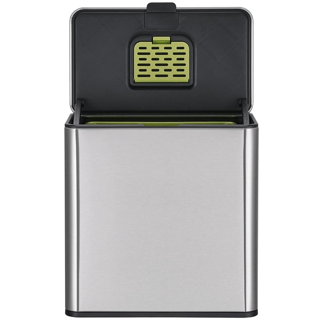 Simpli-Magic 5L / 1.25 Gallon Stainless Steel Compost Bin – Countertop Compost Caddy
