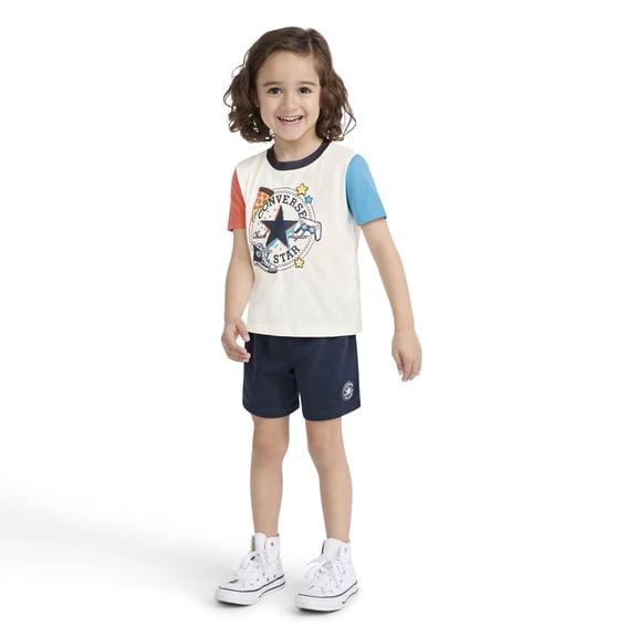 Converse Toddler Boys 2-Piece Tee and Shorts Set