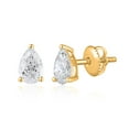 thumbnail image 2 of Lab Created 2.00 CT. T.W. Fancy Cut Diamond Stud Earrings in 18K Gold, 2 of 5