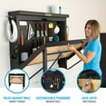 thumbnail image 4 of Lifetime Wall-Mounted Powder-Coated Folding Work Table, 4 of 12