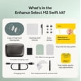 thumbnail image 9 of Jabra Enhance Select M2 Swift Comfortable Receiver-In-Ear (RIE) Hearing Aids - Silver, 9 of 9