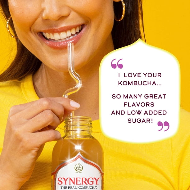 synergy シナジー　5点セット　【即購入OK】 SYNERGY The Real Kombucha, Peach Paradise, 16 fl. oz., 6 pk