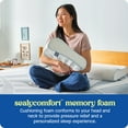 thumbnail image 6 of Sealy Dreamlife Medium Contour Memory Foam Pillow, 6 of 8