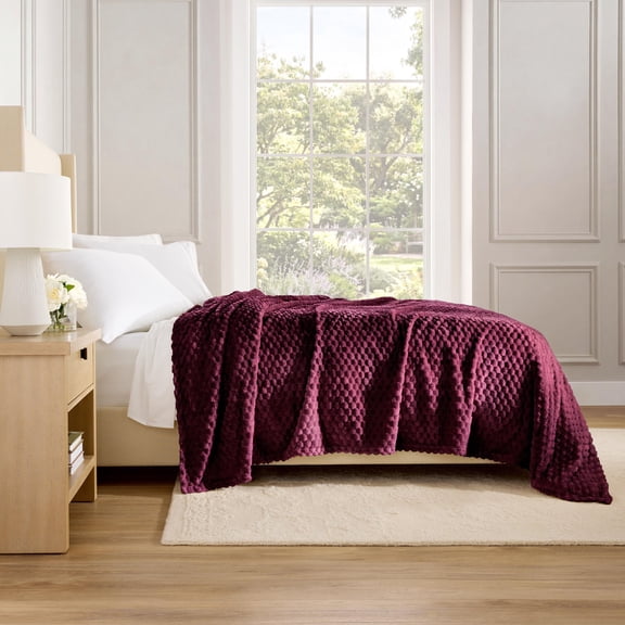 Member's Mark Oversized 3D Textured Blanket, Queen/King