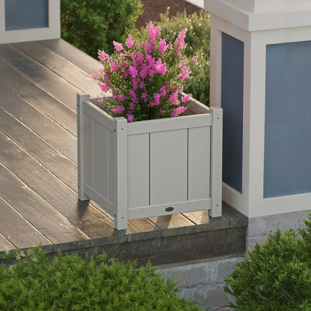 POLYWOOD Gulf Shores Planter, Choose Size